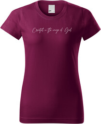 Koszulka damska, T-shirt Created in the image of God