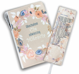 Okładka, etui na Pismo Święte PALLOTTINUM 18x12 na zamek + zakładka