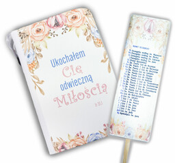 Okładka, etui na Pismo Święte PALLOTTINUM 18x12 na zamek + zakładka