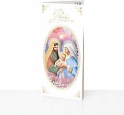 Kartka na Boże Narodzenie - Święta Rodzina