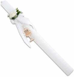 Świeca komunijna personalizowana