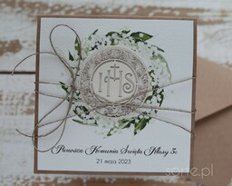 Zaproszenia na pierwszą komunię świętą z personalizacją - pierwsza komunia święta