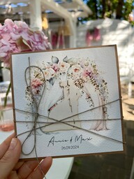 Wyjątkowa Kartka ślubna z personalizacją