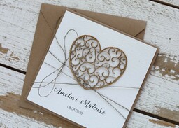 Wyjątkowa Kartka ślubna z personalizacją