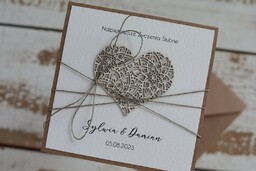 Wyjątkowa Kartka ślubna z personalizacją