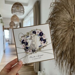 Wyjątkowa Kartka ślubna z personalizacją