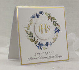 Zaproszenia na Pierwszą Komunię Swiętą, wzór 33D