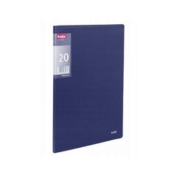 Teczka A4 z 20 koszulkami Clear Book prążki Patio PT-PAT1132/01-80934 PT-PAT1132/08-80972, Kolor: Niebieski