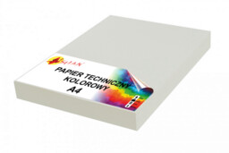 Papier techniczny A4 300g szary2 50 arkuszy 12842-50