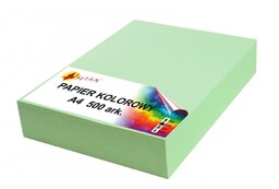 Papier kolorowy A4 80g zielony pastelowy 2 2011-100 2011-500, Ilość arkuszy: 500 arkuszy