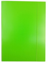 Teczka lakierowana z gumką A4 657805-ZIEL 657799-ZIELJAS, Kolor: Zielona jasna