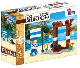 Klocki Pirates Armata i pirat 102 elementy Alleblox ET-525227-AB9009-88294
