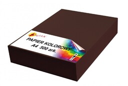 Papier kolorowy A4 80g brązowy ciemny2 4414-100 4414-500, Ilość arkuszy: 500 arkuszy