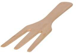 Widelec drewniany 3-zębny