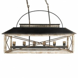 Podłużna Lampa Wisząca Prowansalska Clayre & Eef