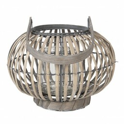 Drewniany Lampion Kula S Clayre & Eef