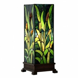 Lampa Stołowa Tiffany Witrażowa 3D Clayre & Eef