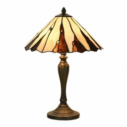 Lampa Stołowa Tiffany Witrażowa 3L Clayre & Eef