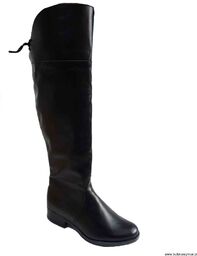 MUSZKIETERKI SKÓRA szeroka cholewka AZ 46 CM 42