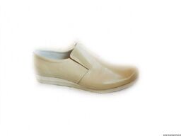 Skorzane BUTY szerokie TĘGOSĆ H BEŻ 45
