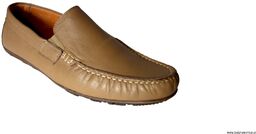 Męskie mokasyny wsuwane cappuccino 41
