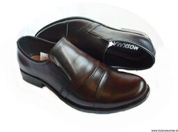 Skorzane BUTY MESKIE szerokie TĘGOSĆ H XX KABIR 41