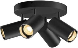 SLV - Asto Tube 4 Lampa Sufitowa Black SLV
