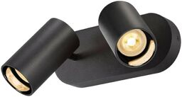 SLV - Asto Tube 2 Lampa Sufitowa Black SLV
