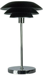 NoName Lampa stołowa lampa stołowa DL31 31 cm E27 stal 60W matowa czarna twm_870749