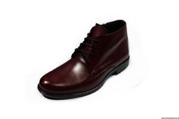 Skorzane SZTYBLETY SUPER BORDO 41