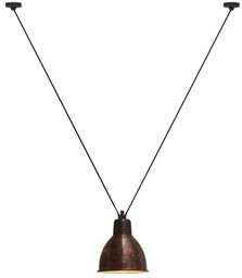 Lampe Gras - 323 XL Lampa Wisząca Okrągła w Kolorze Surowej Miedzi Lampa Gras