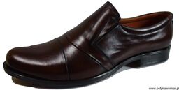 Skorzane BUTY MESKIE szerokie TĘGOSĆ H cabir 40