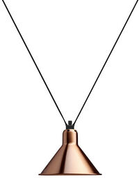 Lampe Gras - 323 L Lampa Wisząca Stożkowa w Kolorze Miedzi Lampa Gras
