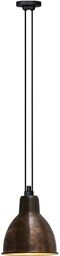 Lampe Gras - 322 XL Lampa Wisząca Okrągła w Kolorze Surowej Miedzi Lampa Gras