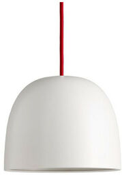 Piet Hein - Super 215 Lampa Wisząca Opal Czerwony Kabel Piet Hein