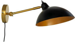 NoName Kinkiet lampa ścienna Futura 26 cm E14 stal 25W czarna twm_896705