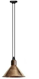 Lampe Gras - 322 L Lampa Wisząca Stożkowa w Kolorze Surowej Miedzi Lampa Gras