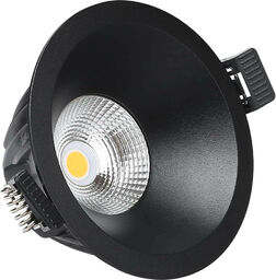 Antidark - Downlight Wbudowany Reflektor Punktowy 9W 2700K Czarny Antidark