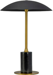 DybergLarsen - MOON Portable Lampa Stołowa Black/Brass DybergLarsen