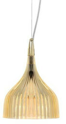 Kartell - E Lampa Wisząca Żółta Kartell