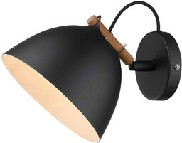 Halo Design - Århus Lampa Ścienna Black/Wood Halo Design