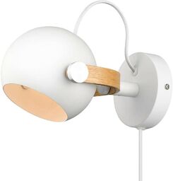 Halo Design - D.C Lampa Ścienna Ø12 White/Oak Halo Design