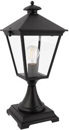 Norlys - London Zewnętrzna Lampa Nocna Mała z Mocowaniem w Betonie Czarna Norlys