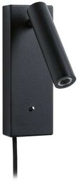 Paulmann - Hulda LED Lampa Ścienna USB C 3-step Dim. Matt Czarna Paulmann