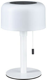 Paulmann - Bartja Solarna Lampa Stołowa w/USB-C 3-step Dim. IP44 Biała Paulmann