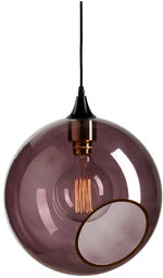 Design By Us - Ballroom XL Lampa Wisząca Puple Rain z Czarnym Gniazdem Żarówki Design By Us