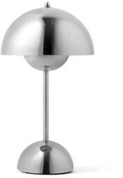 &Tradition - Flowerpot VP9 Portable Lampa Stołowa Chrome-Plated &Tradition
