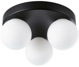 Paulmann - Gove 3 Lampa Sufitowa IP44 Dim. Matt Czarna/Satin Paulmann
