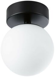 Paulmann - Gove LED Lampa Sufitowa IP44 3000K 400lm Matt Czarna/Satin Paulmann