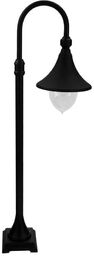 Norlys - Florence Zewnętrzna Lampa Nocna z Mocowaniem w Betonie Czarna Norlys